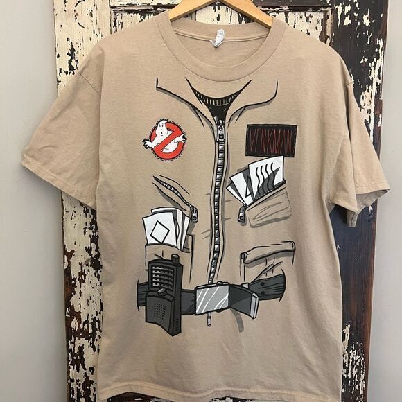 Ghostbusters Venkman Halloween unisex T-shirt. Size Large. - Picture 1 of 7